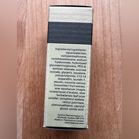 B. Kamins Chemist Male Bio-Maple Anti-Aging Soothing Eye Gel 0.6oz Brand New - Picture 2 of 7